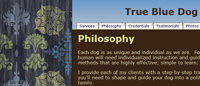 Dog Trainer's Website